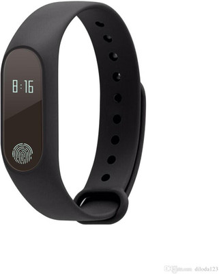 

CALLIE M2 Fitness Band with Heart Beat(Black Strap, Size : free)