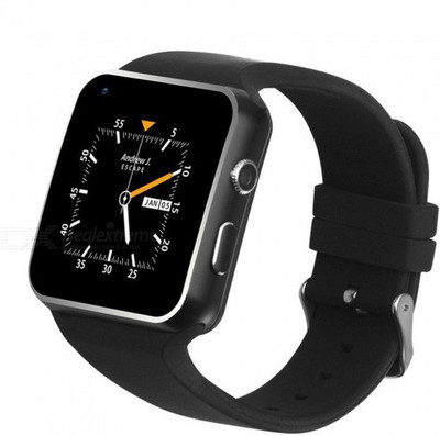 

Rewy New X6 Smartwatch(Black, White Strap Free Size)