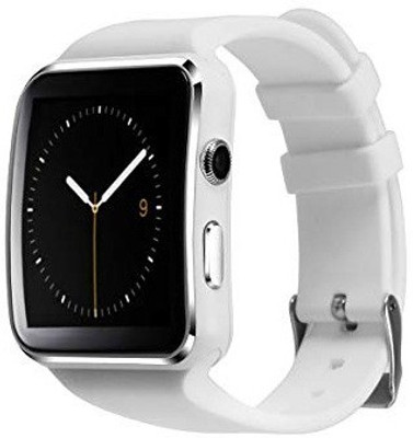 

Rewy SmartWatch A X6 Smartwatch(Black, White Strap Free Size)
