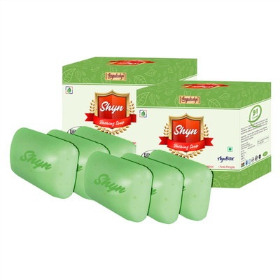 

Aayushalya SHYN NATURAL BATHING BAR – 6 Bars * 110g - Soap Economical Pack(660 g, Pack of 6)