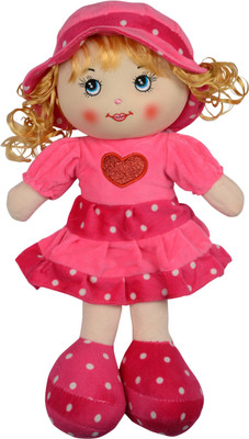 

ToynJoy Best Quality Beautiful Design Dark Pink Doll Stuffed Toy as Gift for Birthday, Valentine - 40 cm(Dark Pink)