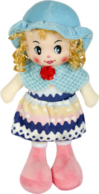 

ToynJoy Beautiful sweet Cute Blonde Blue Doll for Baby Girl - 40 cm(Blue)