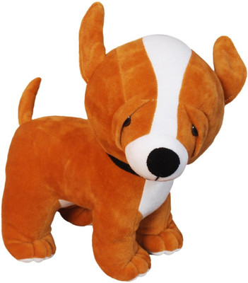 

Red Ballons Super Soft Small Brown Bull Dog Chubby Cheeks - 10 cm(Brown)