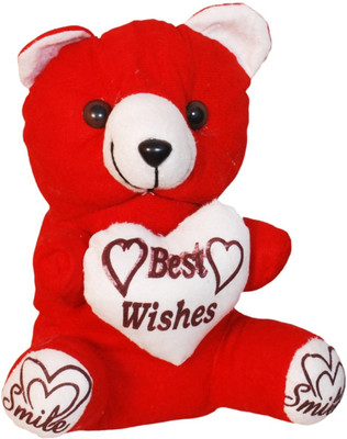 

Red Ballons RED Super Soft Teddy Bear (Best Wishes) - 10 cm(Pink)