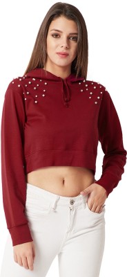 Miss Chase Full Sleeve Solid Women Sweatshirt