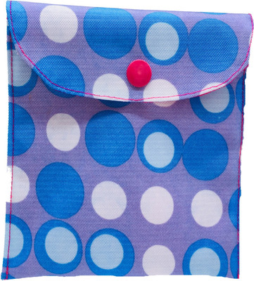 

Meher Collection Cosmetic Pouch(Multicolor, Pink), Pink button;pink lining;polka print