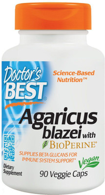 

Doctor's Best Agaricus blazei 400 mg 90 veggie caps(90 No)