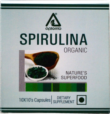 

Aplomb Organic Spirulina Capsules ( Nature's Super Food)(100 No)