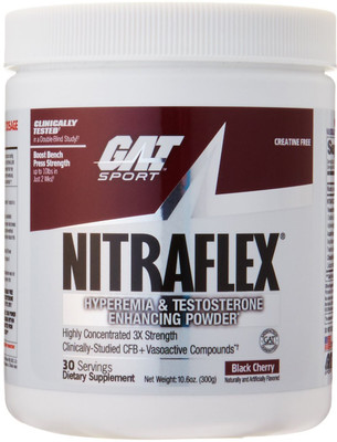 

GAT Nitraflex, 30 Serving, Black Cherry (Fresh Stock)(300 g)