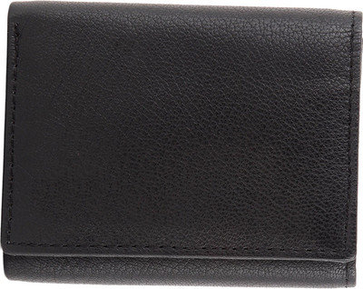 

FERRET Men Casual Black Genuine Leather, Artificial Leather Wallet(7 Card Slots)