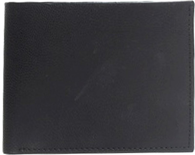 

GFW Men Casual Black Genuine Leather Wallet(5 Card Slots), Black 14