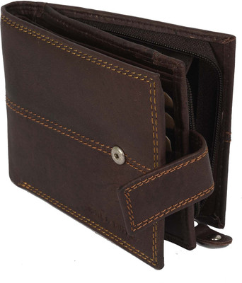 

BULL & BUFFEL Men Formal Brown Genuine Leather Wallet(4 Card Slots), Brown-05