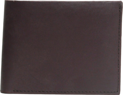GFW Men Casual Brown Genuine Leather Wallet(5 Card Slots), Brown 03