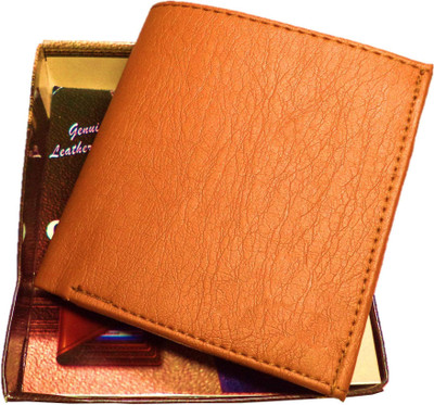 

celebrave Men Casual Brown Genuine Leather Wallet(8 Card Slots)
