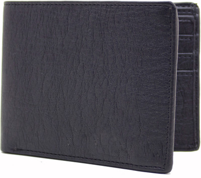 

MS Men Casual Black Artificial Leather Wallet(10 Card Slots)