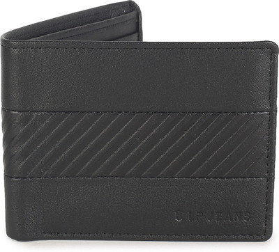 

Louis Philippe Men Casual Black Genuine Leather Wallet(4 Card Slots)