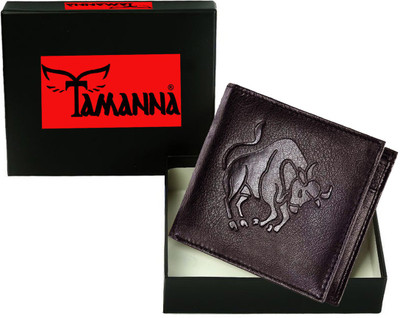 

Tamanna Men Casual Brown Genuine Leather Wallet(2 Card Slots)