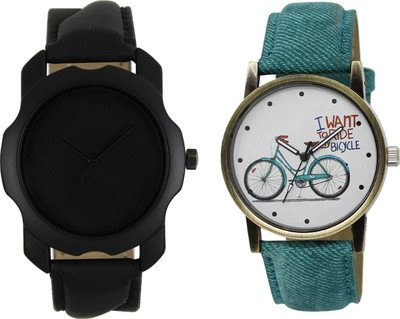 

Shocknshop LR22_229 Designer Analog Chain Strap Couple Watch - For Men & Women