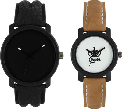 Shocknshop LR21_209 Designer Analog Chain Strap Couple Watch - For Men & Women