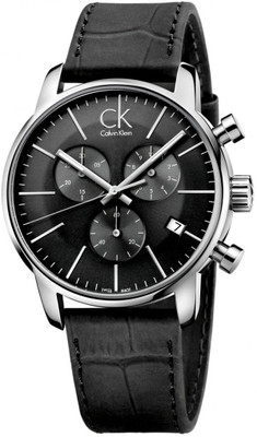 

Calvin Klein K2G271C3 City Chronograph Black Dial Watch - For Men