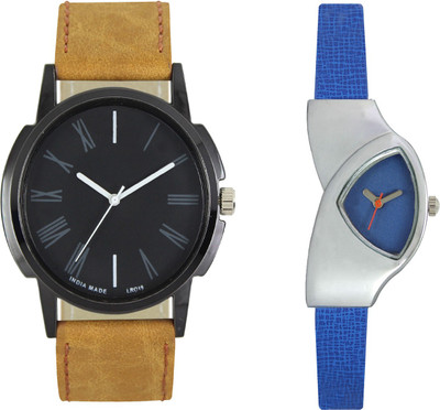 

Shocknshop LR19_208 Designer Analog Chain Strap Couple Watch - For Men & Women