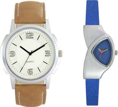 

Shocknshop LR16_208 Designer Analog Chain Strap Couple Watch - For Men & Women