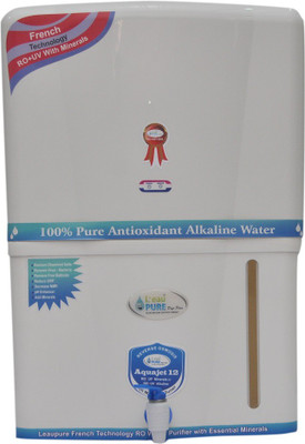 

L'eaupure Leaupure 12 stage LED New Model 12 L RO + UV + MP + MTDS Water Purifier(White)
