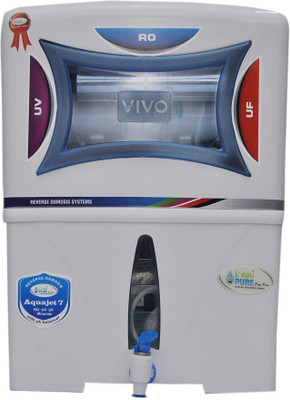 

L'eaupure Leaupure 7 stage VIVO 8 L RO + UV Water Purifier(White)
