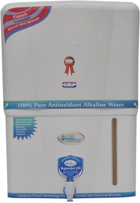 

L'eaupure Leaupure 10 stage LED Model 12 L RO + MF Water Purifier(White)