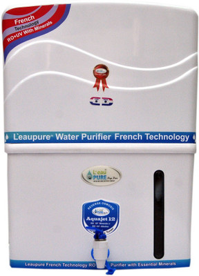 

L'eaupure Leaupure 12 stage LED PRIME 12 L RO + UV + MP + MTDS Water Purifier(White)