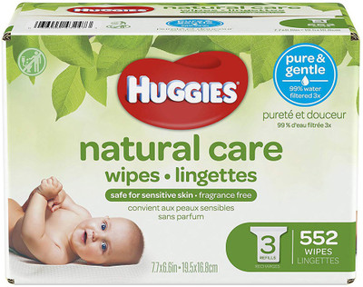 

Huggies by Wipes, Fragrance Free, 400 Count (Contains Four 100-Count Packs)(552 Pieces)
