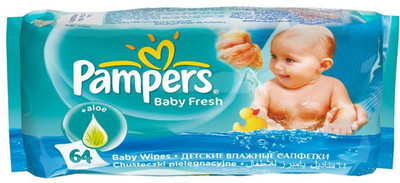 

Pampers Baby Wipes 64Pc - Aloe