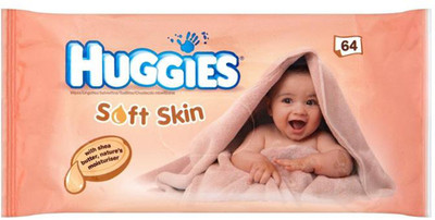 

Huggies Wipes 64Pc - Soft Skin