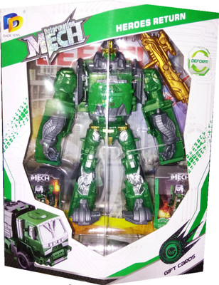 

TALKING GANESHA The Last Knight Deluxe Hound Robot to Truck Action Figure Toy For Kids (Black)(Black)