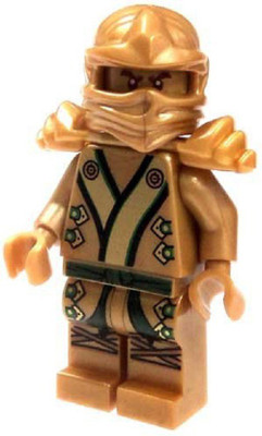 

Lego Ninjago 2013 Final Battle Gold Lloyd Garmadon Minifigure(Gold)