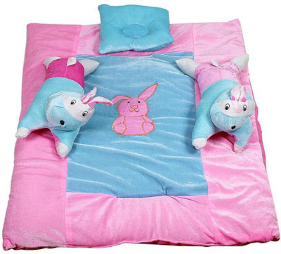 

royal aditya Ba Foldable Cotton Printed(Fabric, Pink)
