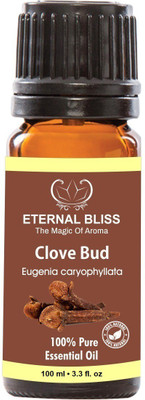 

Eternal Bliss Clove Bud Essential Oil, 100% Pure, & Undiluted (100ML)(100 ml)