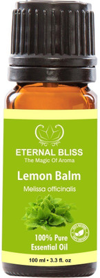 

Eternal Bliss Lemon Balm Essential Oil, 100% Pure, & Undiluted (100ML)(100 ml)