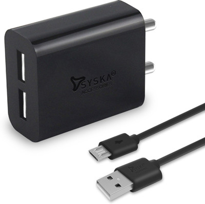 Syska WC-3AD-BK 3.1 Mobile Charger