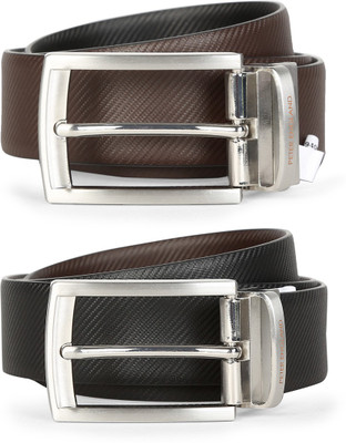 

Peter England Men Formal Black, Brown Genuine Leather Reversible Belt, Peter England Men Black Genuine Leather Belt, Peter England Men Black Genuine Leather Belt, Peter England Men Black Genuine Leather Belt