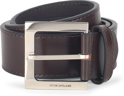 

Peter England Men Brown Genuine Leather Belt, Peter England Men Formal Brown Genuine Leather Belt