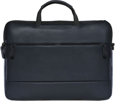 

SCHARF Genuine Leather 15.6" Laptop Sleeves Shoulder Bag Medium Briefcase - For Men & Women(BLUE)