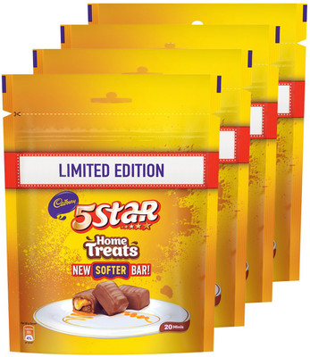 

Cadbury 5 Star Chocolate Home Treats Bars(Pack of 4, 800 g)