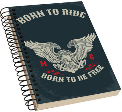 

Her Rang A5 Notebook(Vintage Acrylic Notebook, Multicolor)