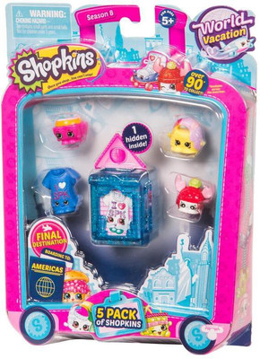 

Shopkins S8 America 5pk(Multicolor)
