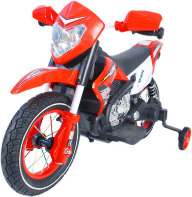

Toy House Scrambler Motorcycle Rechargeable for kids (2 to 4 yrs) Bike Battery Operated Ride On(Red)