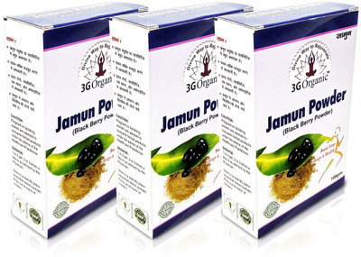 

3gorganic Natural Jamun Powder(300 g)