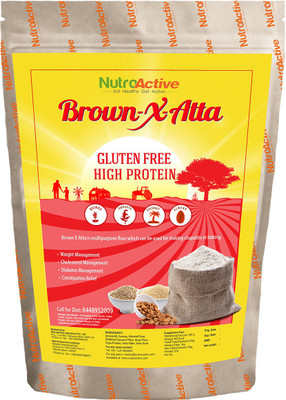 

NutroActive BrownXatta Gluten Free Flour High Protein & Low Carb 750 gm(750 g)