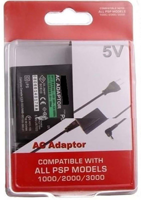 

BVG PSP Charger Gaming Adapter For PSP 1000/2000/3000 Model Gaming Adapter(Black, For PSP)