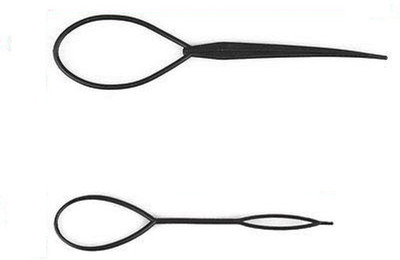 

Glorious Topsy Tail Hair Braid Ponytail Maker 2 Pc Hair Accessory Set(White)